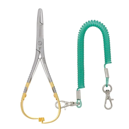 Dr. Slick Mitten Scissor Clamp 4-3/4″ Gold  Handles or Black, Straight