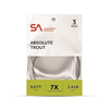 SA Absolute Trout Leader 7,5ft 2X 3-PAK