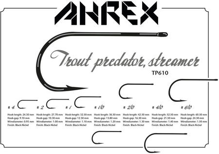 Ahrex TP610 – TROUT PREDATOR STREAMER