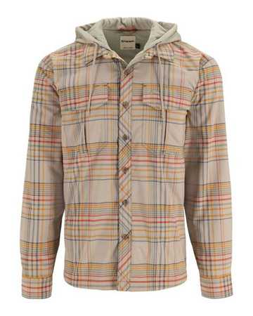 Simms Coldweather Hoody Stone Neo Plaid 3XL