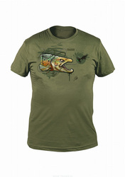 Traper T-SHIRT Trout Olive