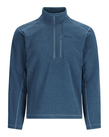 Simms Rivershed Half Zip Neptune Heather - bluza polarowa