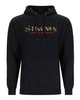 Simms Logo Hoody Charcoal Heather - bluza wędkarska z kapturem