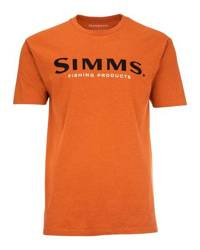 Simms Logo T-Shirt Adobe Heather L