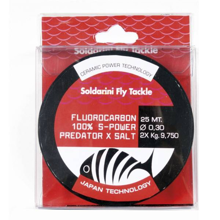 Soldarini Fluorocarbon S-Power Predator X Salt 25m 0,40mm