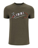 Simms Hook & Loop T-Shirt Military Heather - koszulka wędkarska