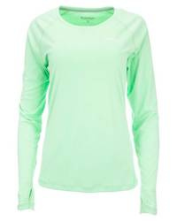 Simms Wms Sflex Crewneck Melon