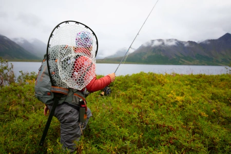 Fishpond Nomad Mid-Length Boat Net - Salty Camo