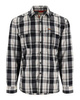 Simms Coldweather Shirt Gunmetal Logan Plaid M