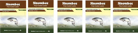 Snowbee Poly-Coated Leader Salmon (0,55mm core - 30lb) Slow Sink - 5ft