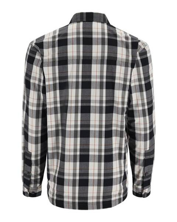 Simms Coldweather Shirt Gunmetal Logan Plaid M