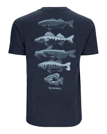 Simms Species T-Shirt Navy Heather XXL