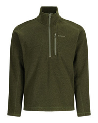 Simms Rivershed Half Zip Riffle Heather - bluza polarowa