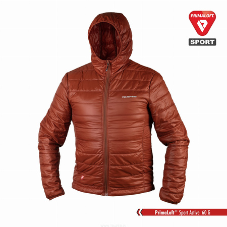 Traper Active Hoody Primaloft Brick - kurtka wędkarska z izolacją 
