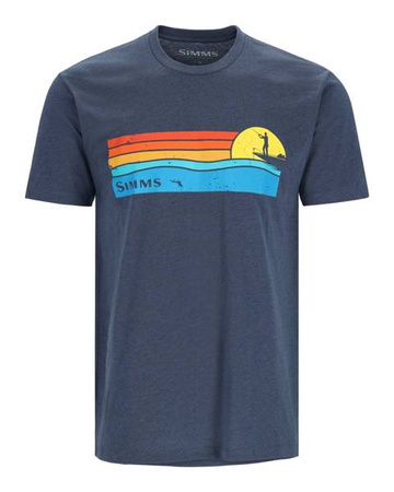 Simms Sunset T-Shirt Navy Heather 3XL