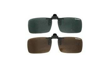 Snowbee CLIP-ON, FLIP-UP SUNGLASSES - LARGE, AMBER LENS