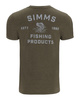 Simms Stacked Bass T-Shirt Military Heather