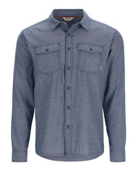 Simms Shoal Flannel Shirt Midnight