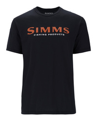 Simms Logo T-Shirt Jet Black