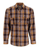 Simms Coldweather Shirt Dolomite Logan Plaid - ocieplana koszula flanelowa