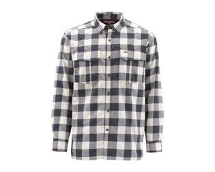 Simms Coldweather Shirt Sand Buffalo Plaid - ocieplana koszula flanelowa