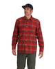 Simms Coldweather Shirt Cutty Red Asym Ombre Plaid