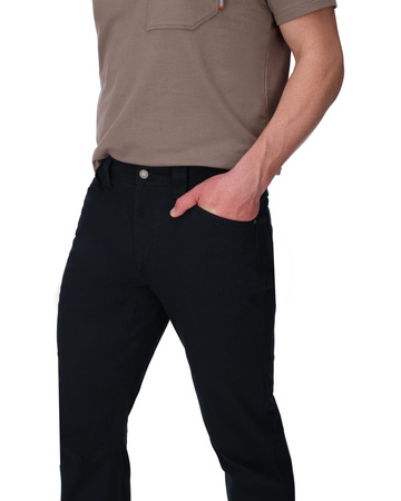 Simms Gallatin Pant Black - mocne spodnie z bawełny