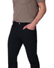 Simms Gallatin Pant Black - mocne spodnie z bawełny