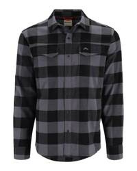 Simms Gallatin Flannel Shirt Slate Buffalo Check - koszula flanelowa z ochroną UV