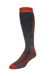 Simms Merino Midweight OTC Sock Carbon - skarpety wędkarskie z wełny merino
