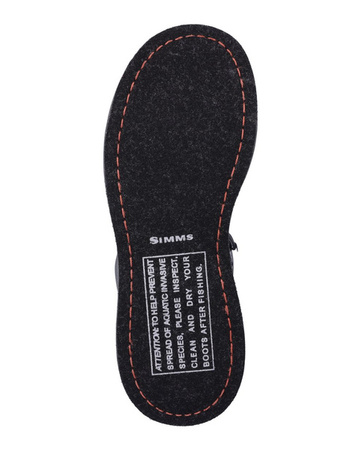 Simms Freestone Boot - Felt Gunmetal - buty do brodzenia z filcową podeszwą