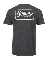 Simms Two Tone Pocket Tee Charcoal Heather L