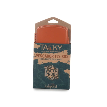 Fishpond Tacky Pescador Fly Box Medium - Burnt Orange - wodoszczelne pudełko muchowe
