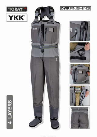 Waders Traper Montana T-Zip LK