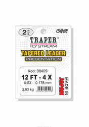 Traper Trapered Leader Super Soft 4X