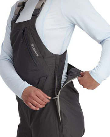 Simms Wms Challenger Bib Slate - damskie spodnie wędkarskie z membraną