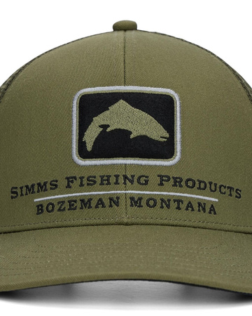 Simms Double Haul Icon Trucker Loden - czapka wędkarska z daszkiem