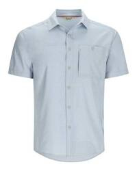 Simms Challenger SS Shirt Steel Blue