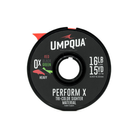 Umpqua SIGHTER-TIPPET Tri-color Red / Black / Green 