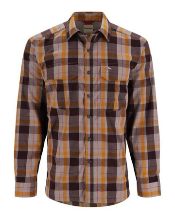 Simms Coldweather Shirt Dolomite Logan Plaid 