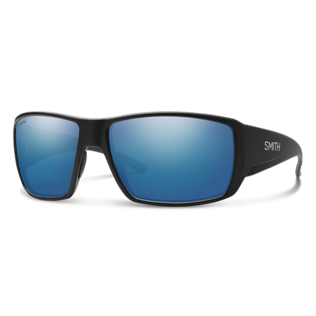 Smith Optics Guide's Choice  Matte Black | Polar Blue Mirror ChromaPop Polarized Glass