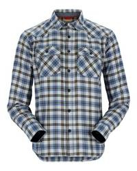 Simms Santee Flannel Admiral Blue/Navy Camp Pld L