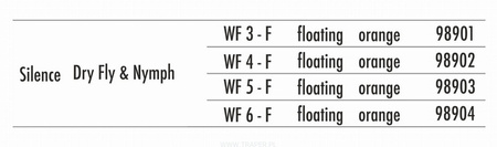 Sznur muchowy Traper Silence Dry Fly&Nymph WF-6-F
