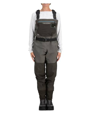 Simms Wms G3 Stockingfoot Gunmetal - damskie wodery wędkarskie z materiału Gore-Tex Pro Shell