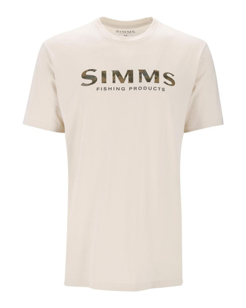 Simms Shroud Fill Logo T-Shirt Natural