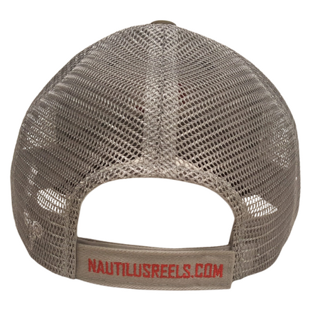Nautilus Logo Trucker Hat Grey Ghost