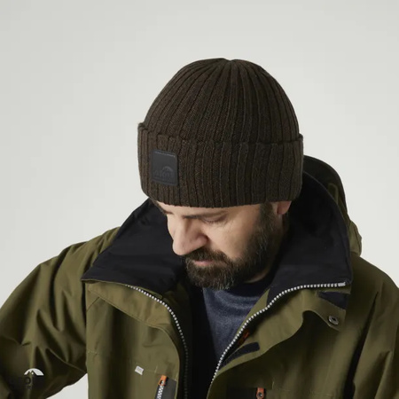 GEOFF ANDERSON - WizWool Njal Beanie Brown
