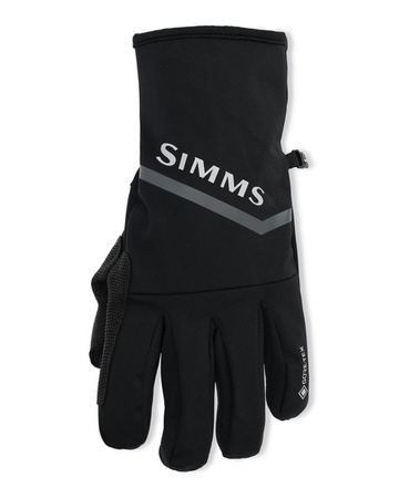 Simms ProDry GORE-TEX Glove + Liner Black - wodoodporne rękawice wędkarskie z membraną Gore-Tex