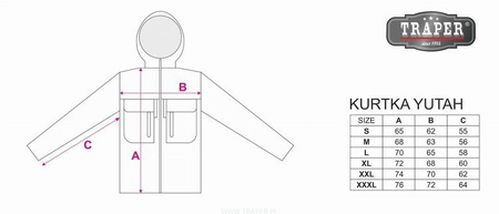 Traper Utah Insulated Black Jacket