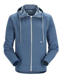 Simms Vermilion Full Zip Hoody Navy Heather - bluza z kapturem bawełniana